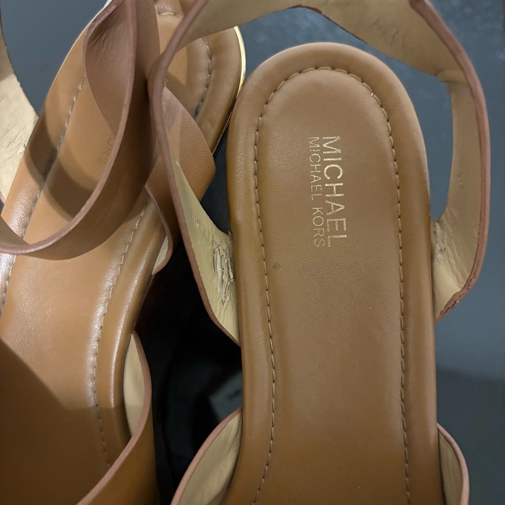 MICHAEL Michael Kors Abbott platform wedge sandals - Picture 8 of 11